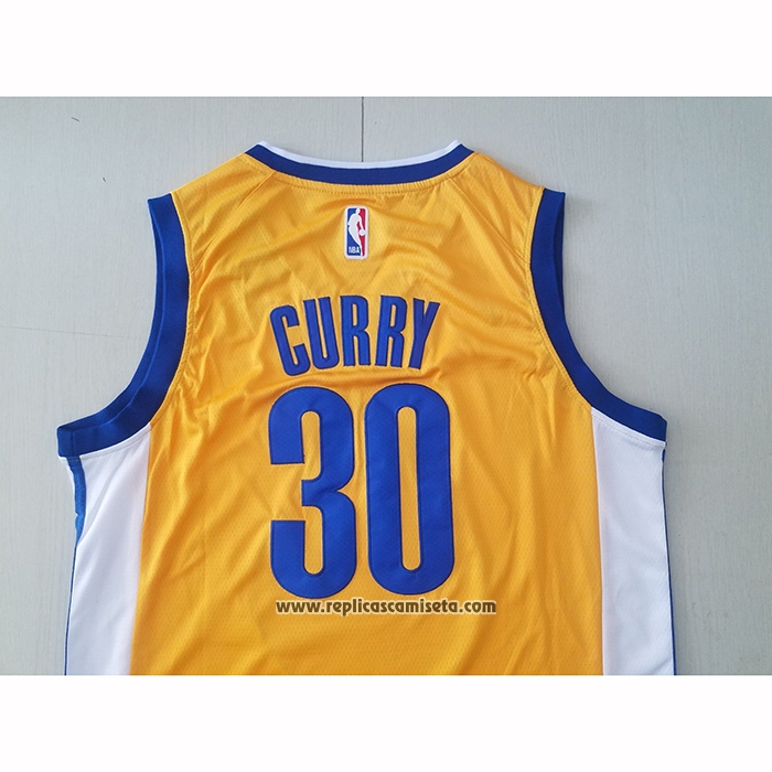 Camiseta Golden State Warriors Stephen Curry #30 Statement Oro